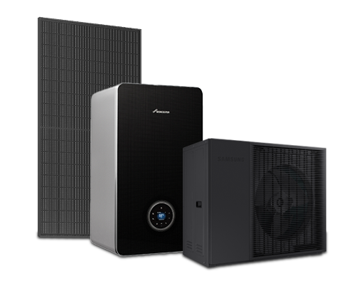 Solar Panels, Boilers and Heat Pumps