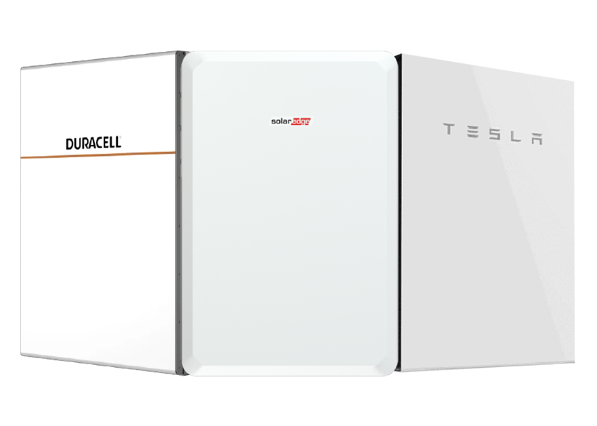 Duracell, Solar Edge and Tesla Solar Battery