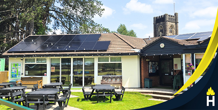 Radyr Tennis Club Solar Panels