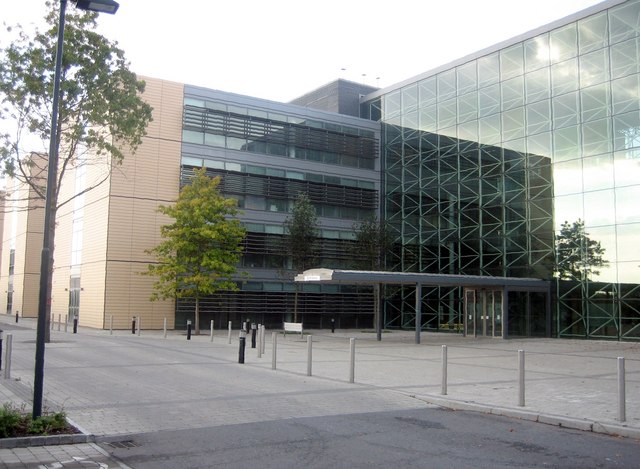 UK county council offices building (stock photo)